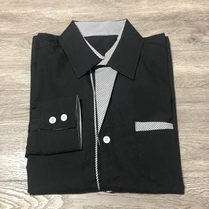 Masorini Moore Dress Shirt - Black - Medium